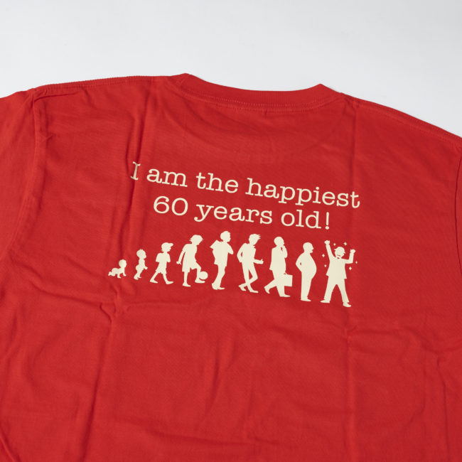 【Six-T】還暦のプレゼントにおすすめの赤いTシャツ